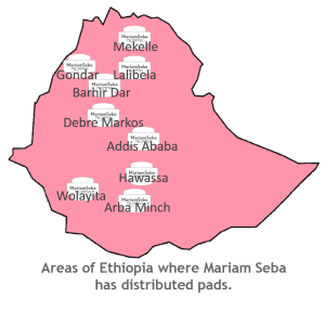 Mariam Seba distribution map