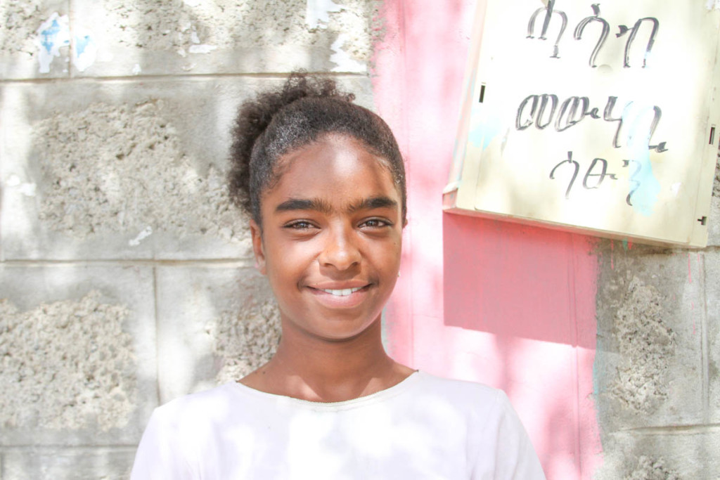 Photo of Yordanos, a teenage girl in Mekelle, Ethiopia