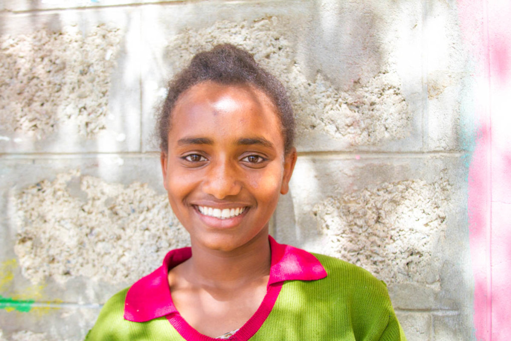 Photo of Maza, a teenage girl in Mekelle Ethiopia