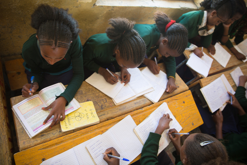 Give dignity to a school: $1250 Give that special someone a grade-A gift. Your gift ensures pads for girls and educational materials on menstruation for all the classes of an entire grade for one year.